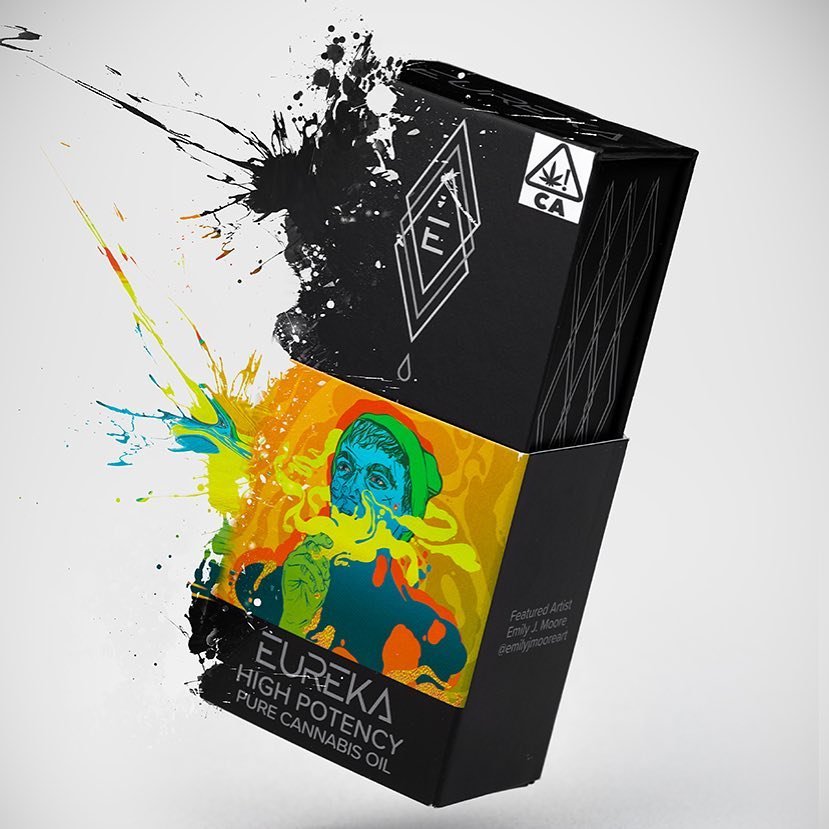 Where #Art meets cannabis. @EurekaVapor is proud to support and collaborate with local artists in our community on our packaging series. Tag your favorite artists so we can help them keep their art lineup stacked!