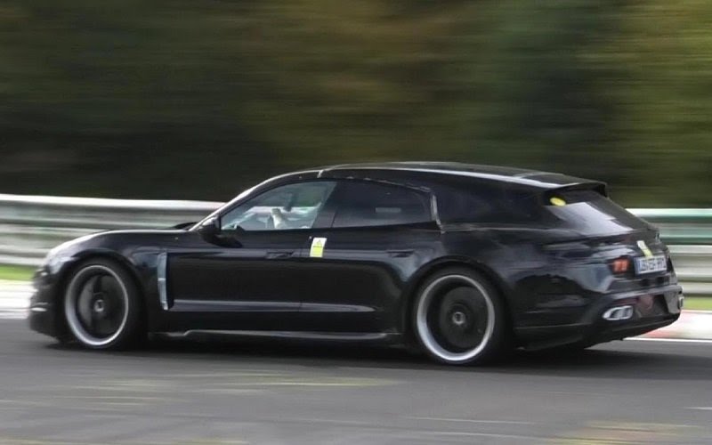 meinelekpanam's tweet photo. Porsche sacará a la venta en 2020 la versión familiar del Taycan y ya la están probando en Nürburgring. #MeinElekpanam https://t.co/yXKpgLHr0j
