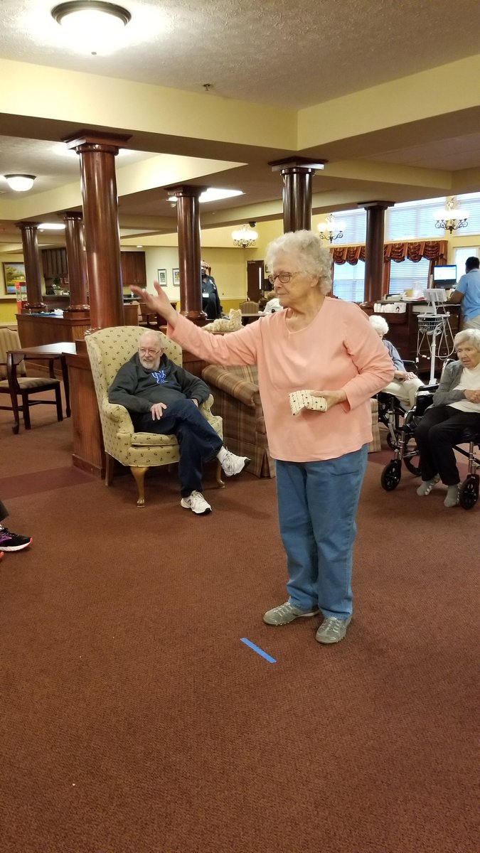 WillowsHamburg's tweet photo. poker throw is livening up Legacy tonight! #trilogyliving #trilogyBFFs #checkoutthosesmiles 😎😁 https://t.co/msX5XYqolN