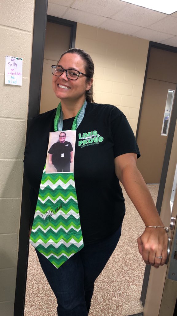 Jennifer Tye (@mstye_cms) on Twitter photo For red ribbon week today, we cut ties with drugs by wearing ties! Mr. <a href="/WaltWinicki/">Walt Winicki</a> came to our rescue with a hanger of ties, and gave Ms. Tye’s 1st period a special lesson on how to tie a tie! 💚 Mr. Winicki, <a href="/MrsHunt_CMS/">Janelle Hunt</a>, and a few students added an EXTRA Tye!! #creekwoodrocks For red ribbon week today, we cut ties with drugs by wearing ties! Mr. <a href="/WaltWinicki/">Walt Winicki</a> came to our rescue with a hanger of ties, and gave Ms. Tye’s 1st period a special lesson on how to tie a tie! 💚 Mr. Winicki, <a href="/MrsHunt_CMS/">Janelle Hunt</a>, and a few students added an EXTRA Tye!! #creekwoodrocks