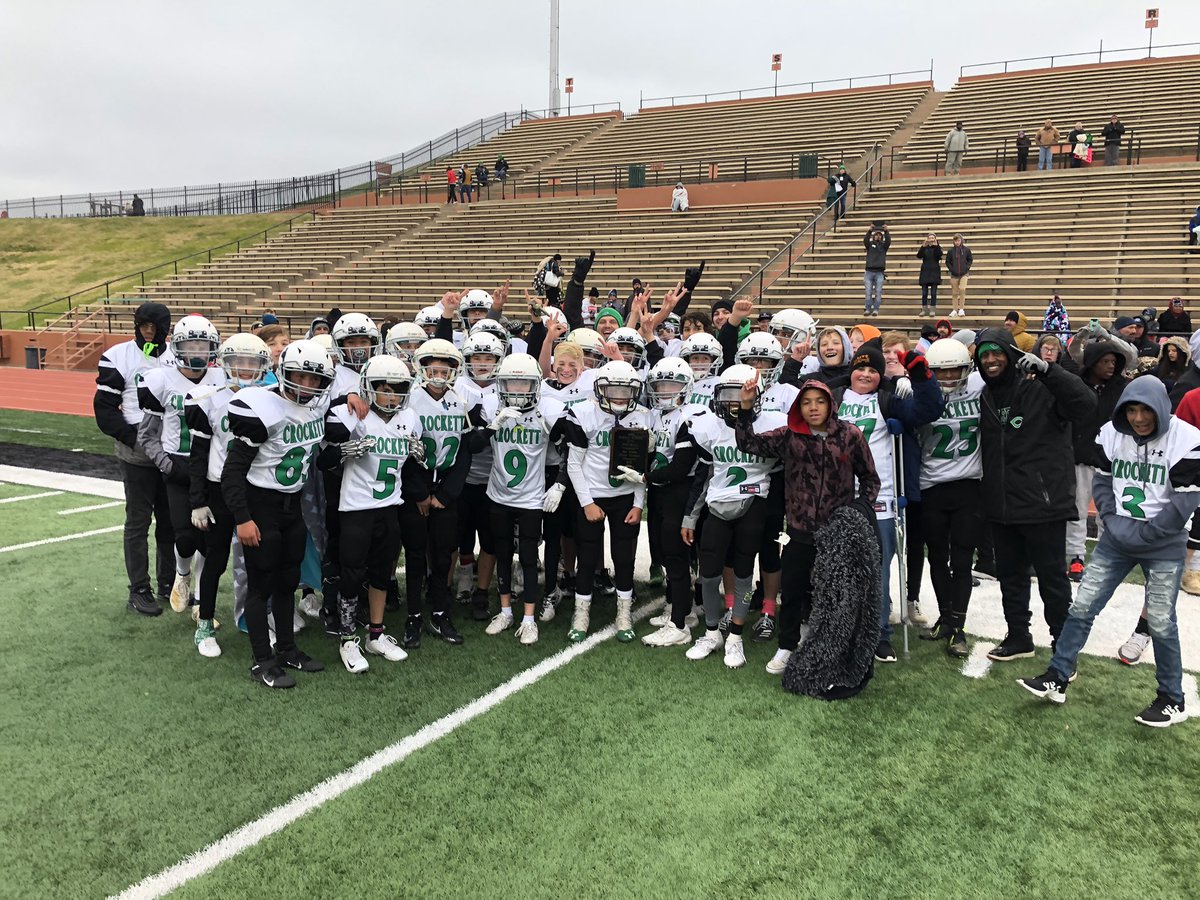 teamaisd's tweet photo. Congratulations to Crockett Middle School 8th Grade Silver Football City Champions
14 Crockett
8 Mann

@sandiefootball @PaloDuroDonsFB https://t.co/CAl9QxmsUv