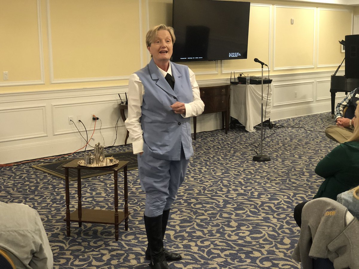 LeadershipKY's tweet photo. .@KYHumanities presents Mary Carson Breckenridge, Founder of the Frontier Nursing Service (@FrontierNursing), a Chautauqua Performance by Janet Scott. The Frontier Nursing Service was established in 1939 in Hyden, Kentucky (Leslie County). #BRIGHT19 https://t.co/FZe6flgVnC