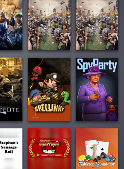 Uploaded images for the upcoming Steam library update...I picked Ms. J as our capsule image, she nestles right in there...

Which reminds me of this #fakenews article "Ubisoft: 'Nobody has dared do anything with a granny before'" (gamesindustry.biz/articles/2019-…) <a href="/ClickNothing/">Clint Hocking</a> pshaw