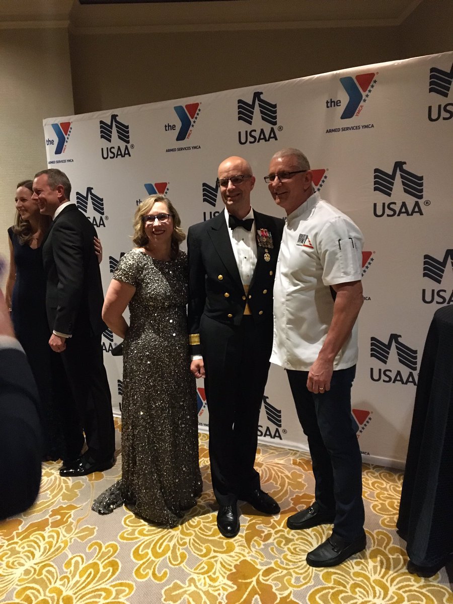 asymca's tweet photo. The Angels of the Battlefield Gala is underway! @RobertIrvine stopped by the photo station! #Angels19 https://t.co/s8QZoQlkZ5