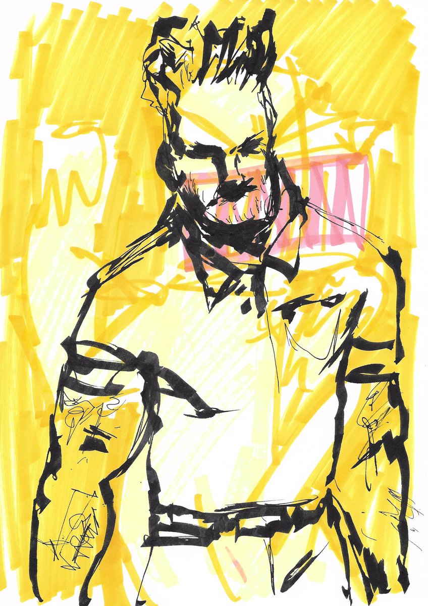 Realmonstieur's tweet photo. Some quick sketches. Just to see if I can put it to the musicโnever fight a man with a permโ in my stories. I only recently found out perm stands for permanent ๐ต
#art #artist #draw #sketch #ink #pen #neverfightamanwithaperm https://t.co/Gze0rYsEku
