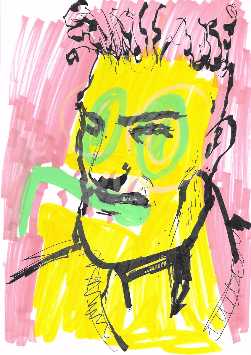 Realmonstieur's tweet photo. Some quick sketches. Just to see if I can put it to the musicโnever fight a man with a permโ in my stories. I only recently found out perm stands for permanent ๐ต
#art #artist #draw #sketch #ink #pen #neverfightamanwithaperm https://t.co/Gze0rYsEku