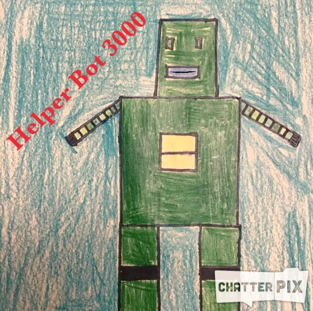 JBarnett_LISD's tweet photo. Students have been working on creating energy robots over the last week. They loved using @ChatterPixIt to bring their creations to life! #LISDTechOrTreat #SpookTechular #LufkinLearns #LPNoLimits #BrandonElementary #WeRiseAimHigh https://t.co/F0o4394t0Z