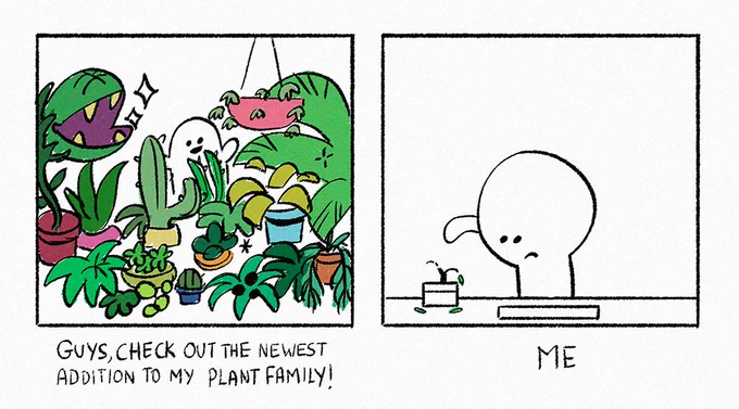 What I'm really saying is that I'm envious of anyone who can sustain another life force so effortlessly. #plants 