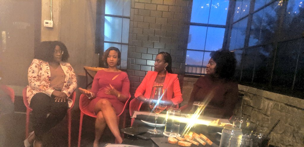 lynwo's tweet photo. Enjoying this panel discussion on how these leading ladies of #ColorCommATL are navigating and addressing the challenges or being a woman of color in the communications industry @ColorCommntwk https://t.co/GtG8KbMIE2