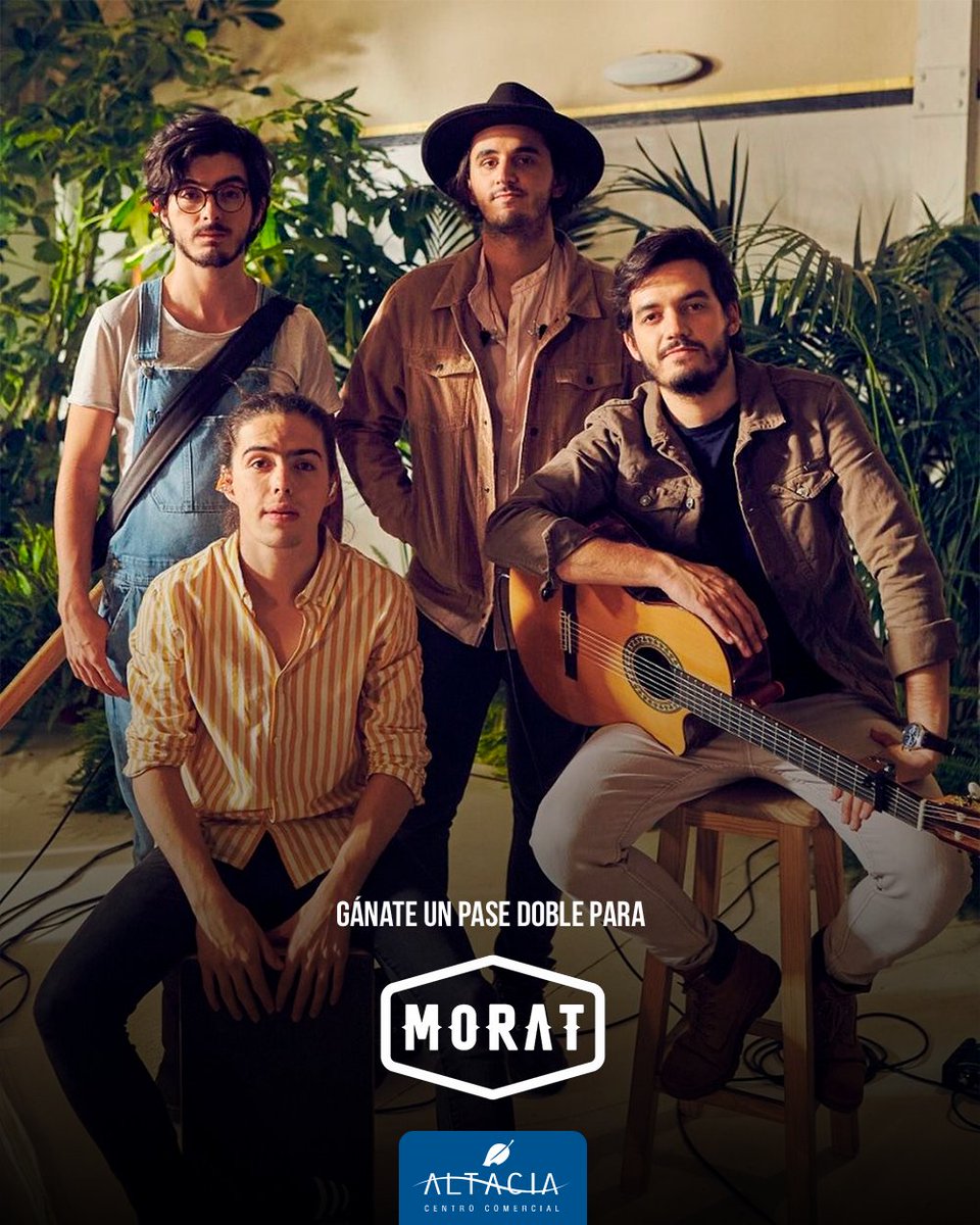 Altaciamx's tweet image. ¡@Altaciamx te invita a disfrutar del concierto de "Morat" 🎤🎶! Para participar solo tienes que usar el hashtag #SoloEnAltacia y dar RT 🔃.

¡Tenemos 1 pase doble para ti! 🎟️🤩

Los ganadores se darán a conocer en esta publicación el día de hoy a las 9:00 pm.