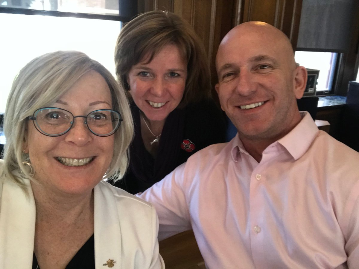 Our Lead, Consumer Engagement John Chernesky caught a selfie with <a href="/s_malcolmson/">Sheila Malcolmson</a> and <a href="/RonnaRaeLeonard/">Ronna-Rae Leonard</a> during today's <a href="/BCNDPCaucus/">BC New Democrat Caucus</a> lunch! Thank you for your time and support of our work.