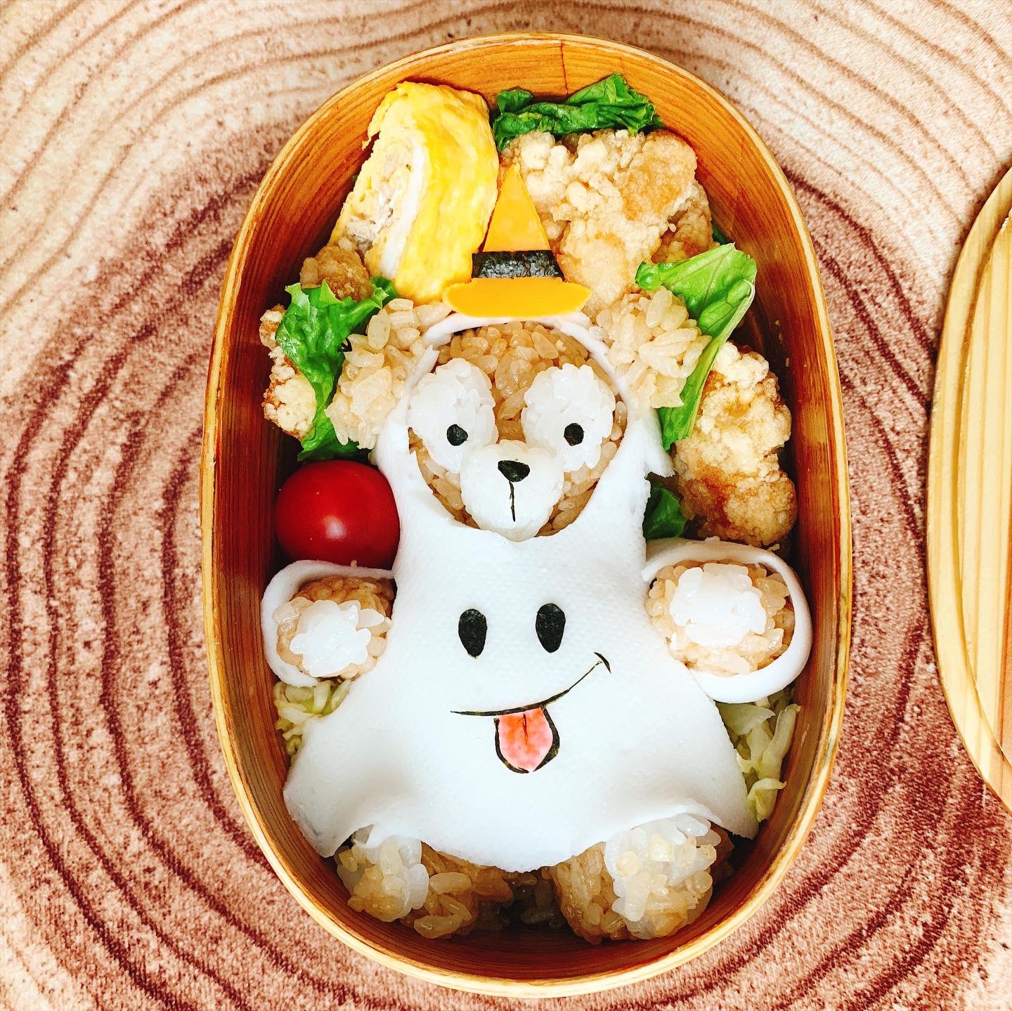 Ayako ダッフィーおばけのお弁当 このぬいば どこに行ったのか あるはずなんだけどな 明日でハロウィン弁当も最後だ さてさて ダッフィー弁当 Disneybento ディズニー弁当 キャラ弁 T Co Qmnumxtxx3 Twitter