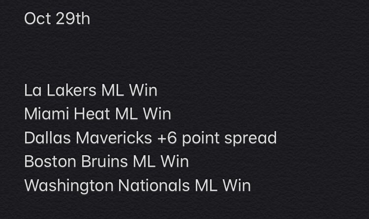 PicksFilthy's tweet image. Here were tonight’s picks! Good luck to everyone on their bets! #filthypicks