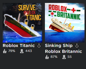 Robloxtitanic Hashtag On Twitter - sinking ship roblox britannic trailer official
