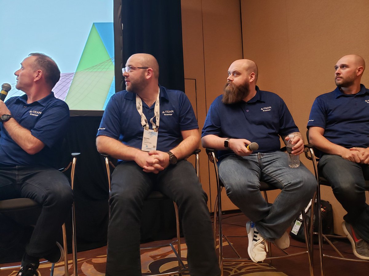 If you're at #NetAppINSIGHT you still have time to attend this session with <a href="/techstringy/">Paul Stringfellow</a> <a href="/MichaelCade1/">Michael Cade</a> <a href="/jabenedicic/">Jason Benedicic</a> and <a href="/RyanOntap/">Ryan Beaty</a> to talk about data strategy!

#NetAppATeam