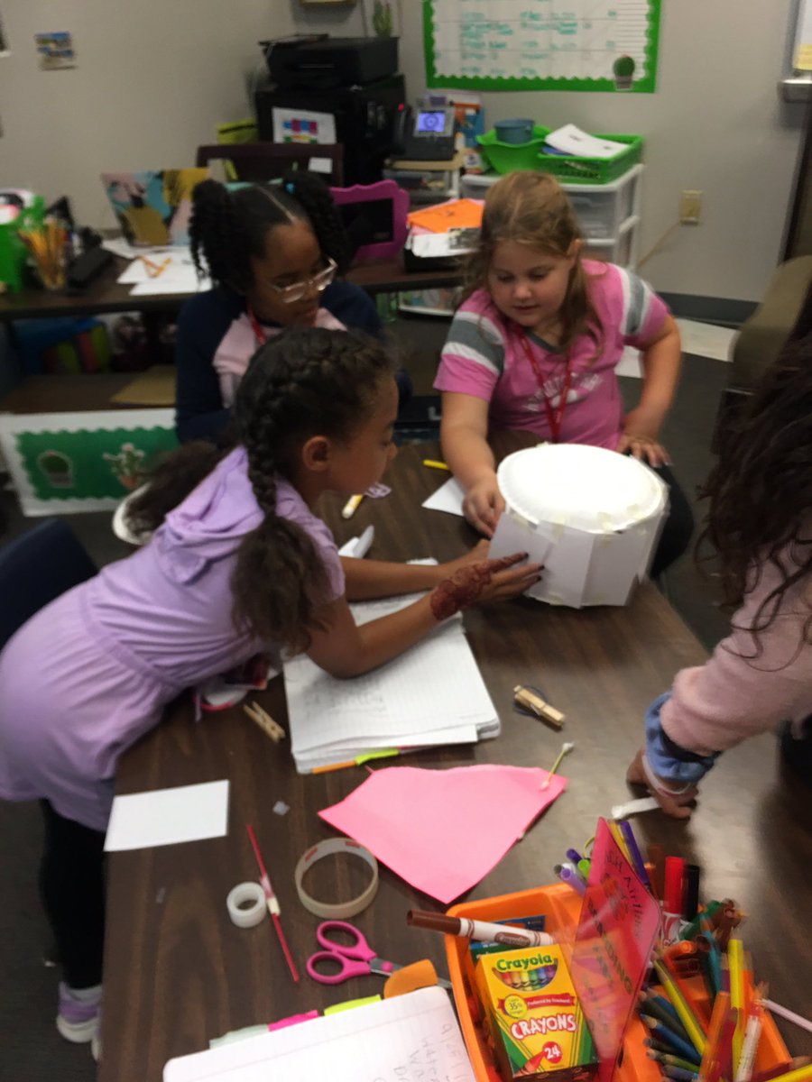 mrsmoorelearns's tweet photo. #RISDSTEM4ALL in action today in primary @RISDGT. We researched housing around the world and engineered the homes based on their geography, economics, and culture. #bobcatnation https://t.co/wlZaUowpf6