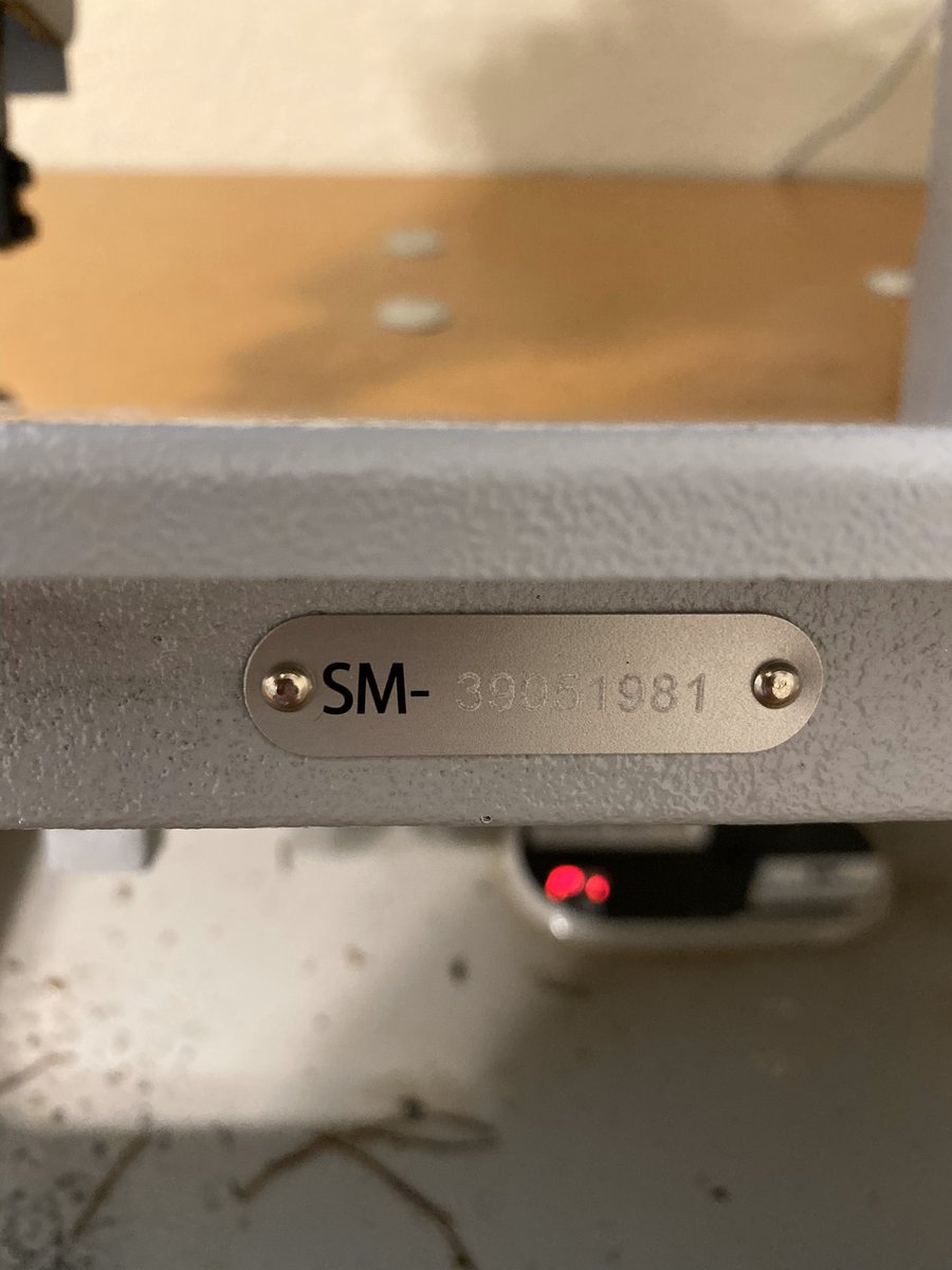 that1hattguy's tweet photo. FOR SALE 

Craftool Pro Stitch Master by Sailrite, 7 months old. Uses 69 &amp; 92 thread with 18–20 needles. Awesome light duty machine we’ve just out grown it and need to upgrade.  Asking $1000 Dm for info https://t.co/5FVp9r9cln
