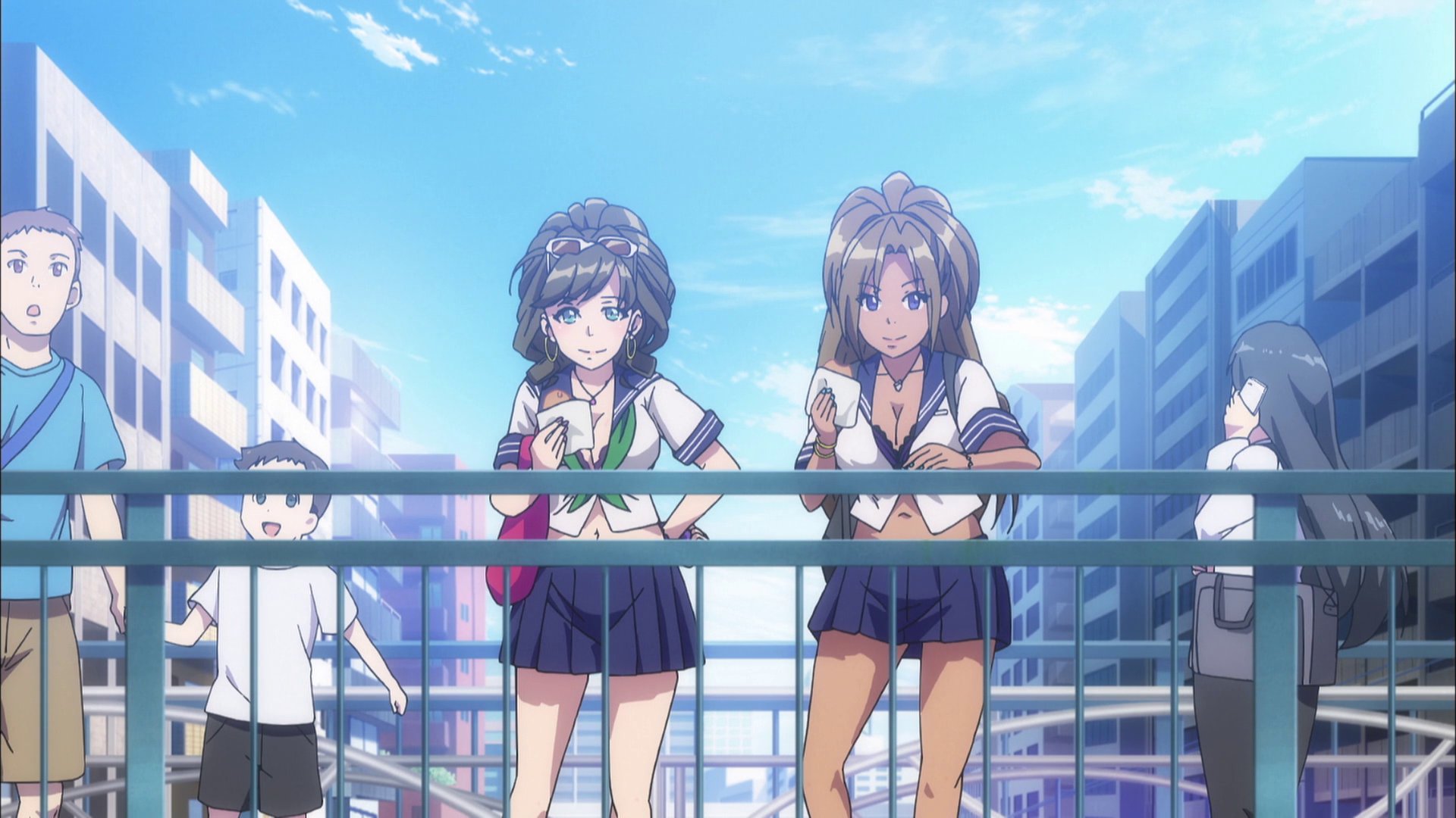 “Manatsu &amp; Yuzu, gals from Shinjuku Kuritsu Takadanobaba Girls ...