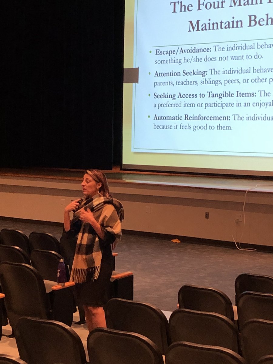 MichaelPortas's tweet photo. Ms. Branco is sharing some strategies to help parents manage children’s behaviors. Positive reinforcement, empathy, and firm parameters are all effective components to apply. Thank you to  @PequannockSEPAC for sponsoring this program for all families #peqpantherpride https://t.co/rnJrfgLiDC