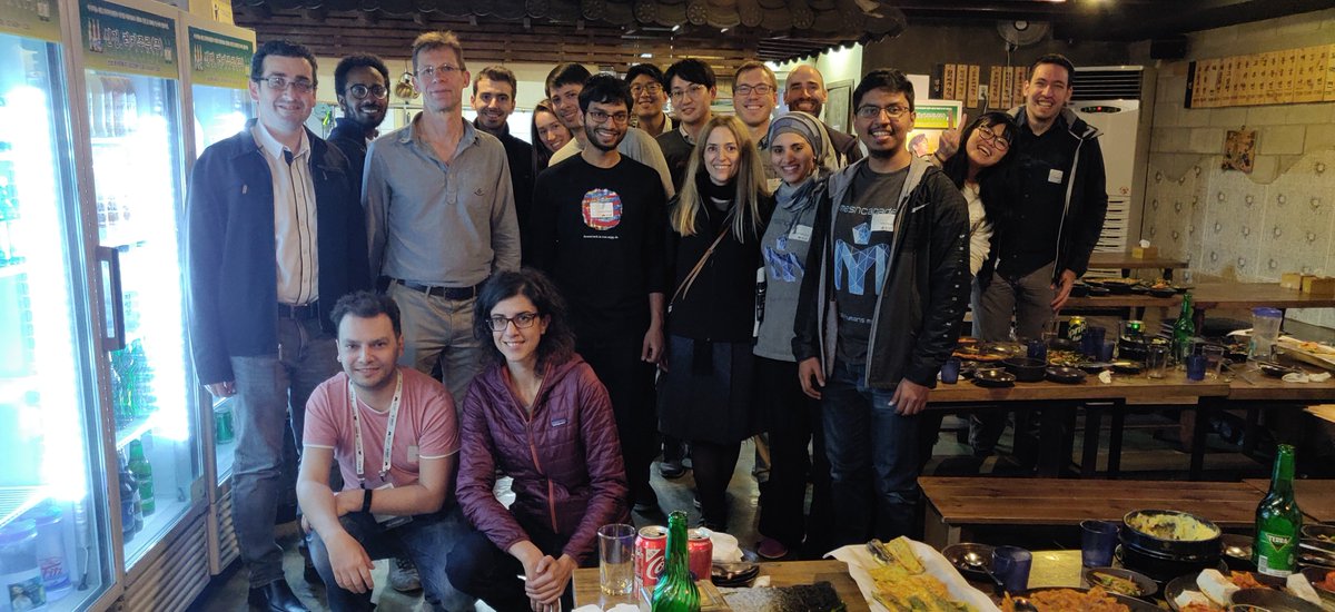 It was very nice to reconnect with the @PerceivingSys group at @ICCV19 in #Seoul.
