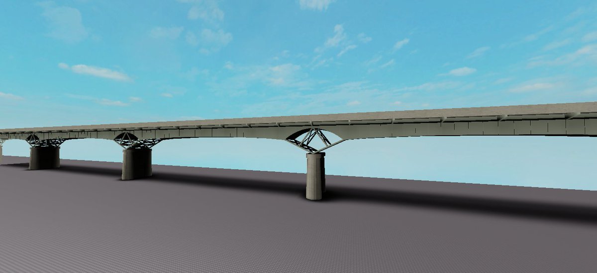 here's an extremely unique bridge design based off of a portion of the US 522 bridge over the potomac in hancock, md