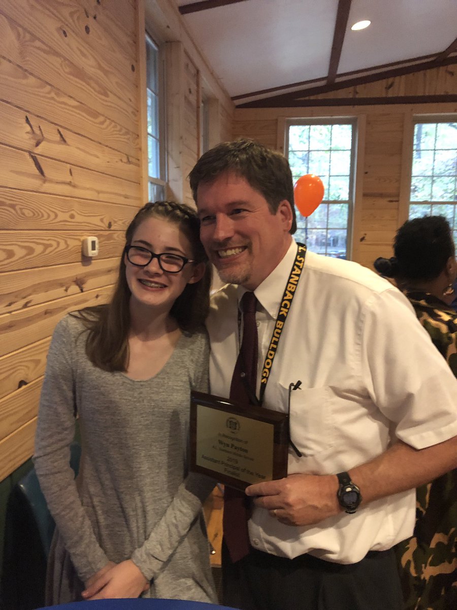 So proud of Mr Payton representing our school nominated as the AP of the year. Hannah your speech was outstanding.  Proud of you both!! Go bulldogs!!! <a href="/ALSBulldogs/">A.L Stanback Middle</a>