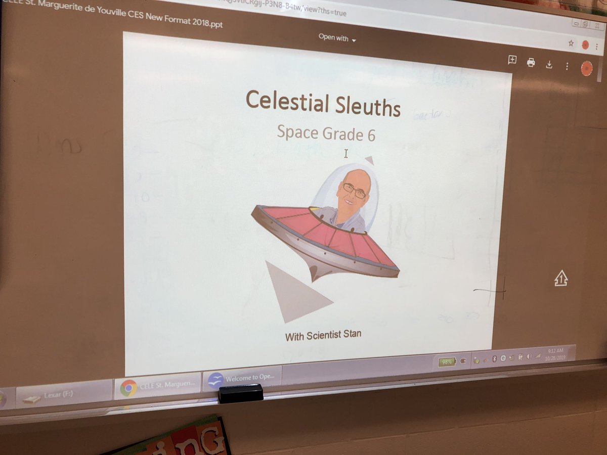 Mrs_DeThomasis's tweet photo. Exploring science hands on with scientist in the school!! #celestialsleuths @SMD_YCDSB https://t.co/wTdEi6bZE7