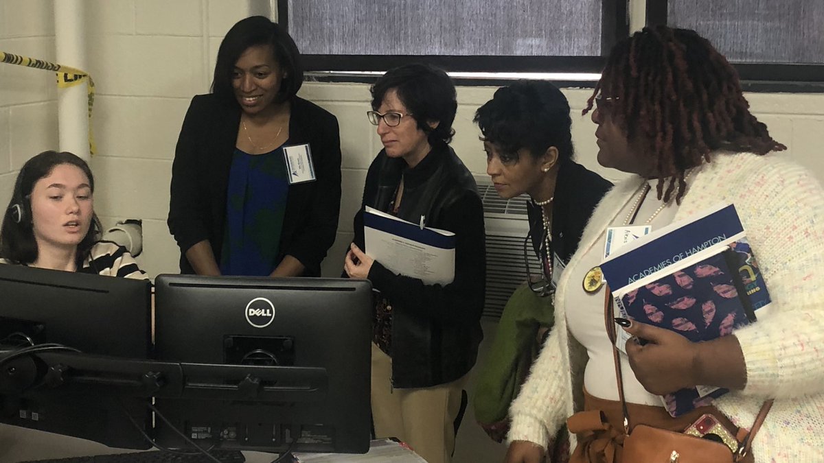 gdhop's tweet photo. I was definitely proud of my Academy Ambassadors today as they hosted educators from Hampton, Chesterfield, Amherst, Henrico, and Hopewell ...  just to name a few. @Randy_BHS_ALPS Chief Seals, they represented very well. @BHSOfficialHCS https://t.co/Ure1BZjbDx