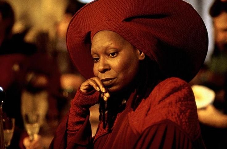 WHOOPI GOLDBERG: won an oscar for her turn as the iconic oda mae brown (GHOST). she followed up with appearances on TALES FROM THE CRYPT, a 5 season arc on STAR TREK: THE NEXT GENERATION, & fearnet series STREAM. she will star in the 2020 adaptation of stephen king’s THE STAND.