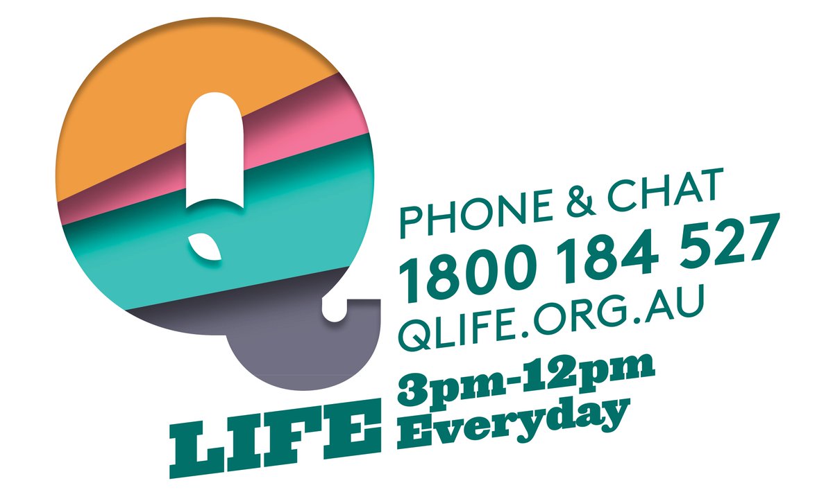 QLife provides anonymous and free LGBTI peer support and referral for people in Australia wanting to talk about sexuality, identity, gender, bodies, feelings or relationships

#MHM2019 #mentalhealth