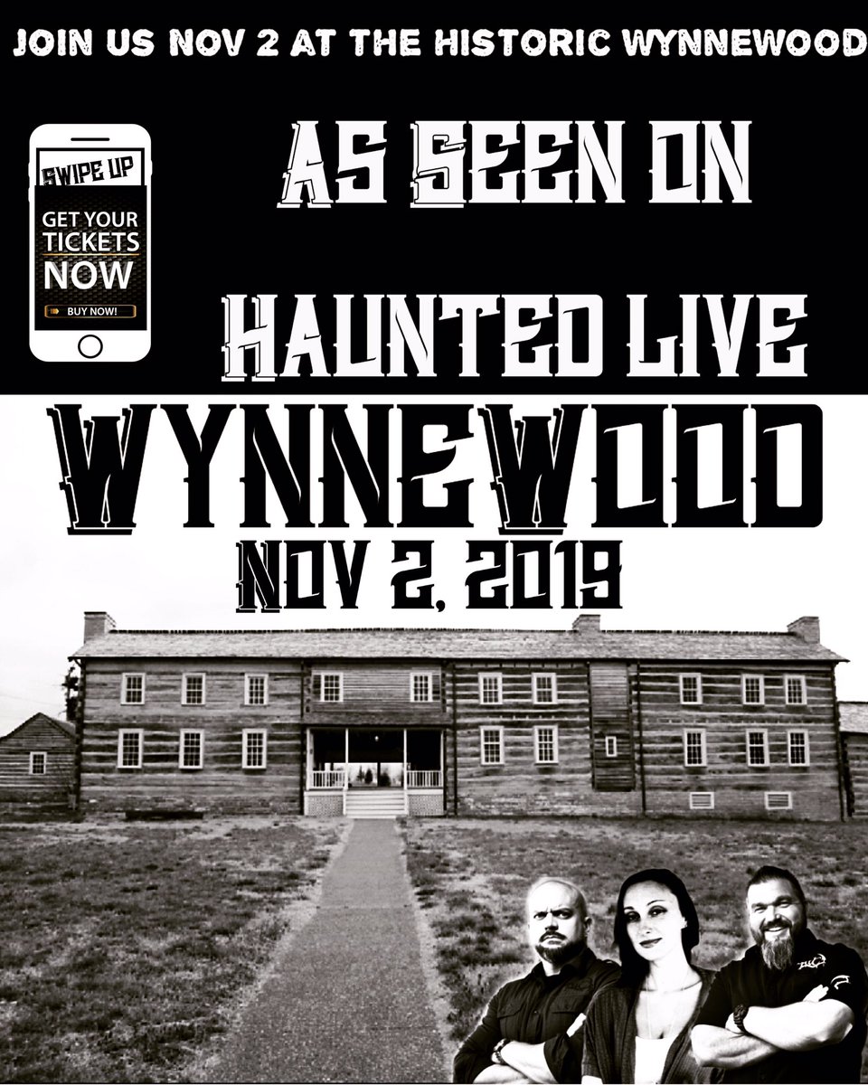TNWRAITHCHASERS's tweet photo. 💥THIS WEEKEND💥join @PorterTWC  @DoogieTWC &amp; @workitburke for an epic adventure at WynneWood in TN as seen on Haunted Live. This is a DONT miss event so hit the link ▶️  https://t.co/NuC3GXFNI4
 #event #halloween #spookyseason #hauntedhouse #ghostbusters #ghost https://t.co/BADJCVFuxt