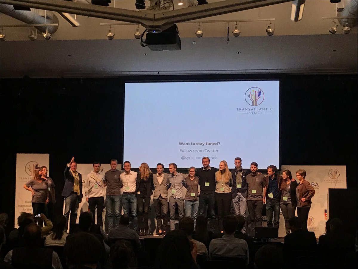 sync_conference's tweet image. It&apos;s a wrap! 
Thank you everbody for participating so passionately and making this conference such a great success!

What is your major take away? Let us know in the comments!

#transatlanticsync 
@GABASoCal 
@AiCambrian