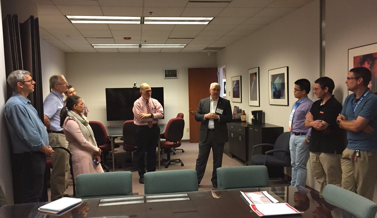 DrPengAtAVL's tweet photo. #NCSU Chancellor Randy Woodson and @NCState_NCICS director Otis Brown met with #NCICS staff at #Asheville on the day to recognize the past decade of accomplishments as #CICSNC and the successful launch of its successor #CISESS. (Acronyms at https://t.co/mk2Twc9E7Y) https://t.co/Bm3qKoVRHy
