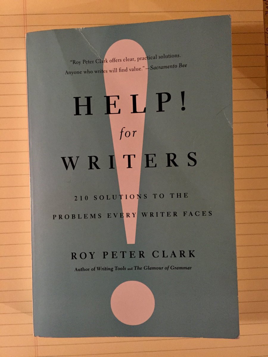 #Writers are you ever flustered and flummoxed by a dead end with your writing on an approaching deadline? I was... But then I thought, what would ⁦<a href="/RoyPeterClark/">Roy Peter Clark</a>⁩ do? So I went back to the basics. I reread #Help!forWriters. I realized I lost #Focus. Now found. Thanks Roy!