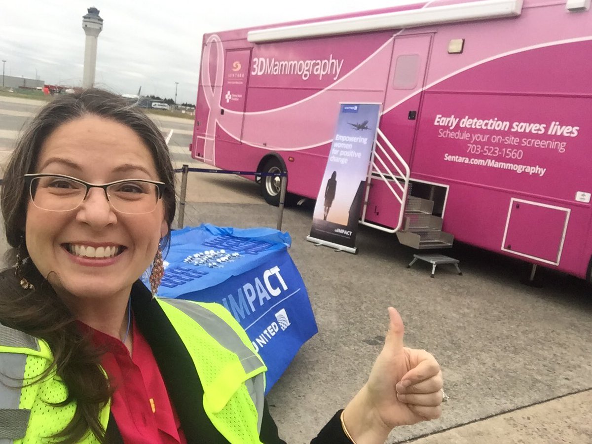 K2Friendly's tweet photo. I got to host the Mammogram Van today! @uIMPACT IAD providing 3D mammography on site! @kmd769 @AshleyKent @susannesworld #checkearly @weareunited https://t.co/CLwrqosOkL