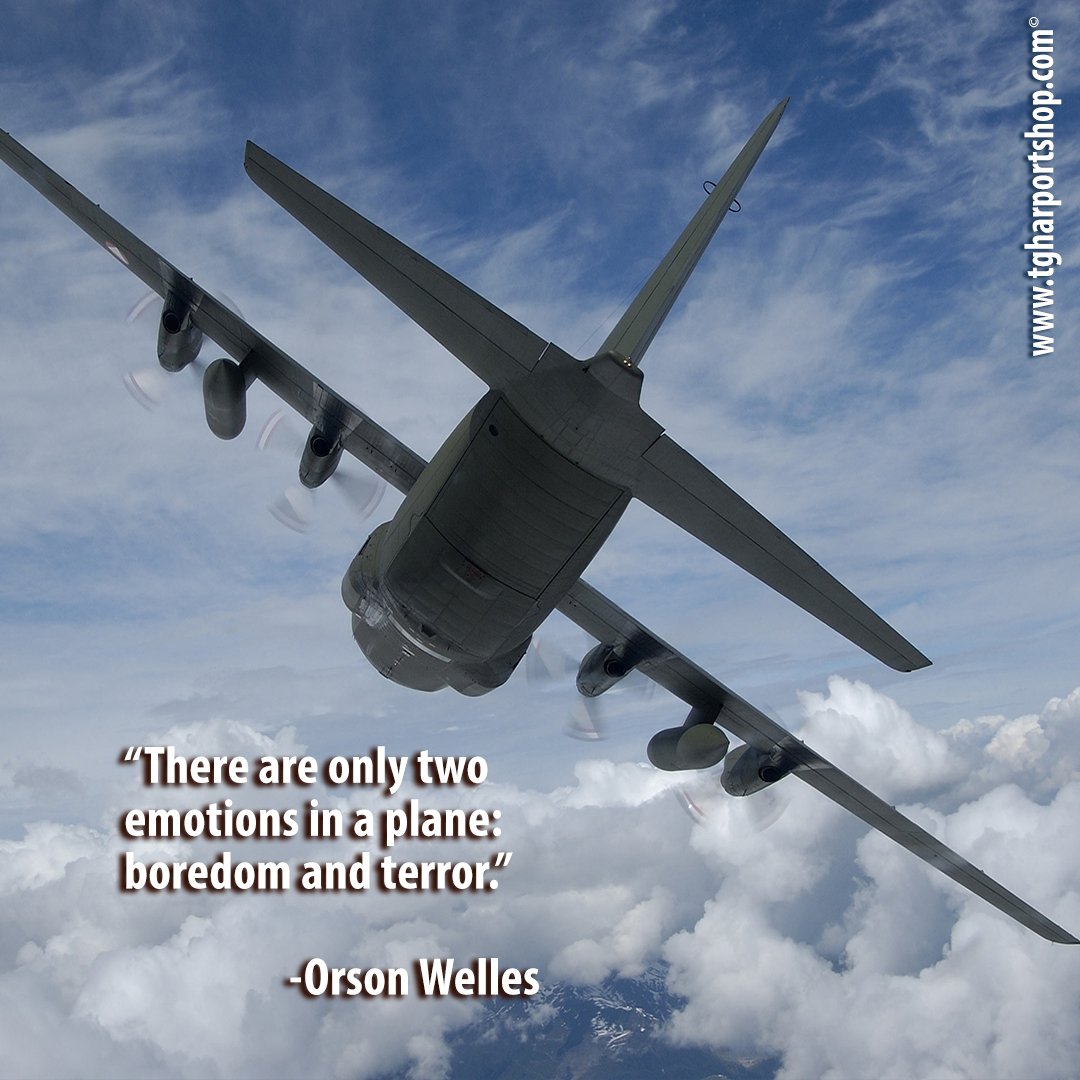 CorpTgh's tweet photo. Life is full of its ups and downs... Orson Welles describes it best when he said, "There are only two emotions in a plane; boredom and terror."
.
#pilotproverbs #pilotquotes #flight #planes #aircraft #OrsonWelles #TGHAviation #pilotsview #aviationlovers #apmechanic #pilotsupplies https://t.co/G7SGOOPKgb