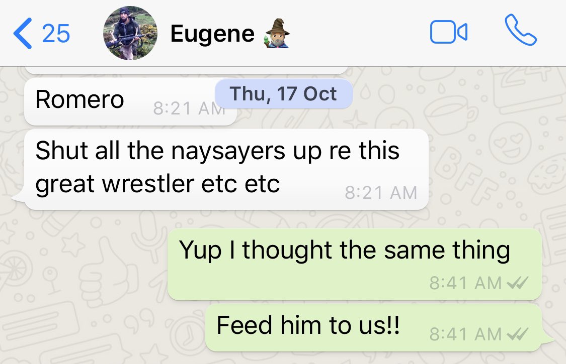 You guys just finding out shit we been knowing for weeks and plotting on for months! #staywoke #iseeyousoonboi @YoelRomeroMMA