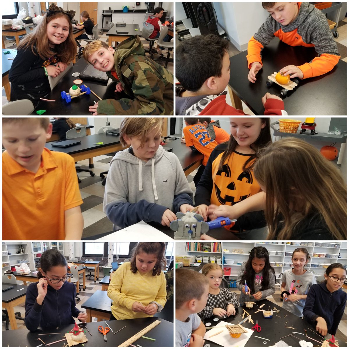 Final countdown to our first 5th Grade Pumpkin Derby! Thank you @SamahasFarm for the mini 🎃 for our STEAM project! @CRS_techNJ @CRSmustangs #FutureReadyNJ #engineeringprocess