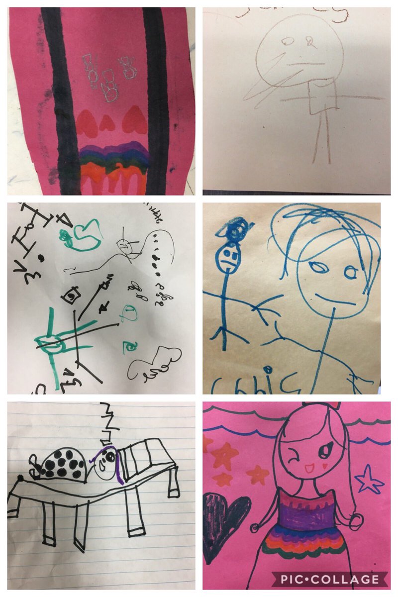 Amazing artwork created during indoor recess!  <a href="/MarkTwainD63/">Mark Twain School</a> <a href="/EastMaine63/">EastMaine63</a> #cougarcountry