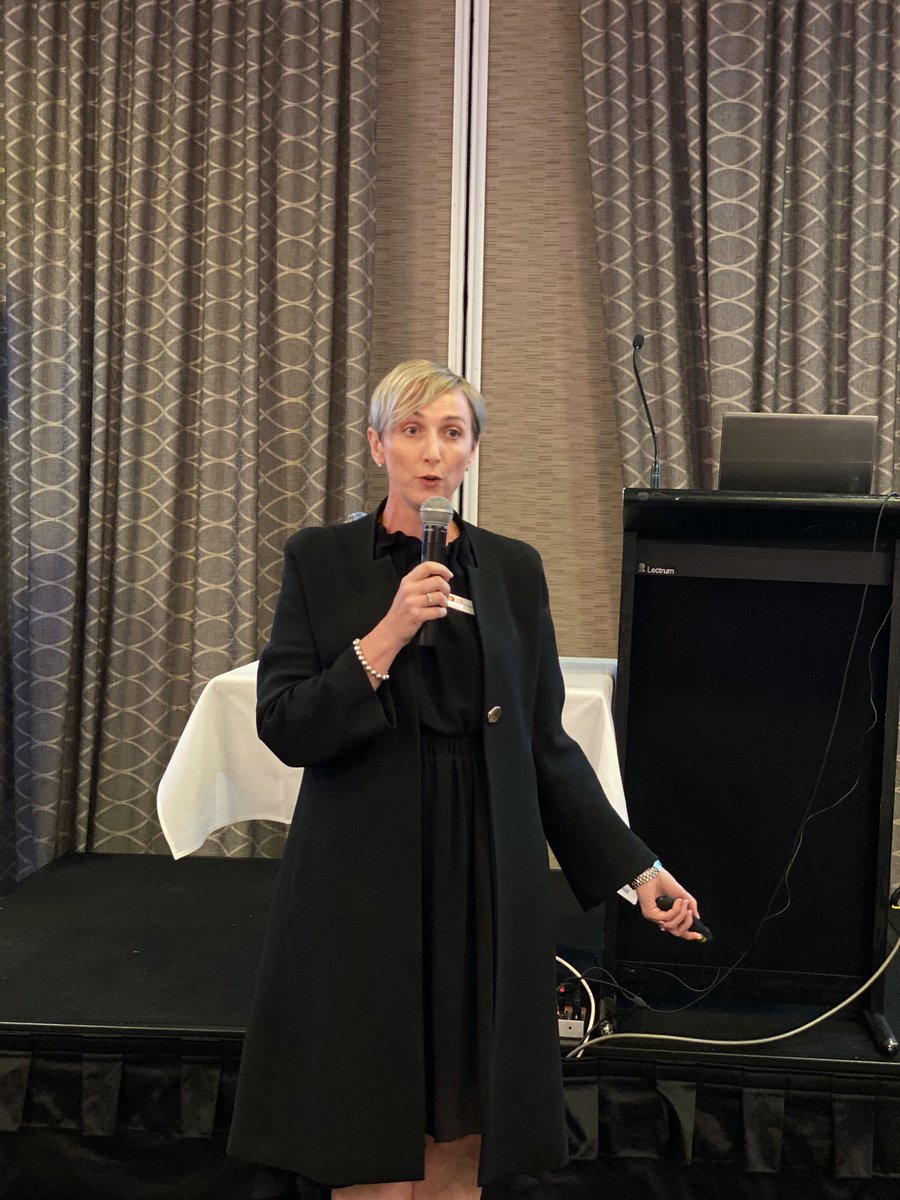 EmberSolutions's tweet photo. Really interesting talk from @saragrafenauer from @GrainsLegumesNC at the @ASB_OZbaking #asbconference2019 https://t.co/lvyLibBNIn