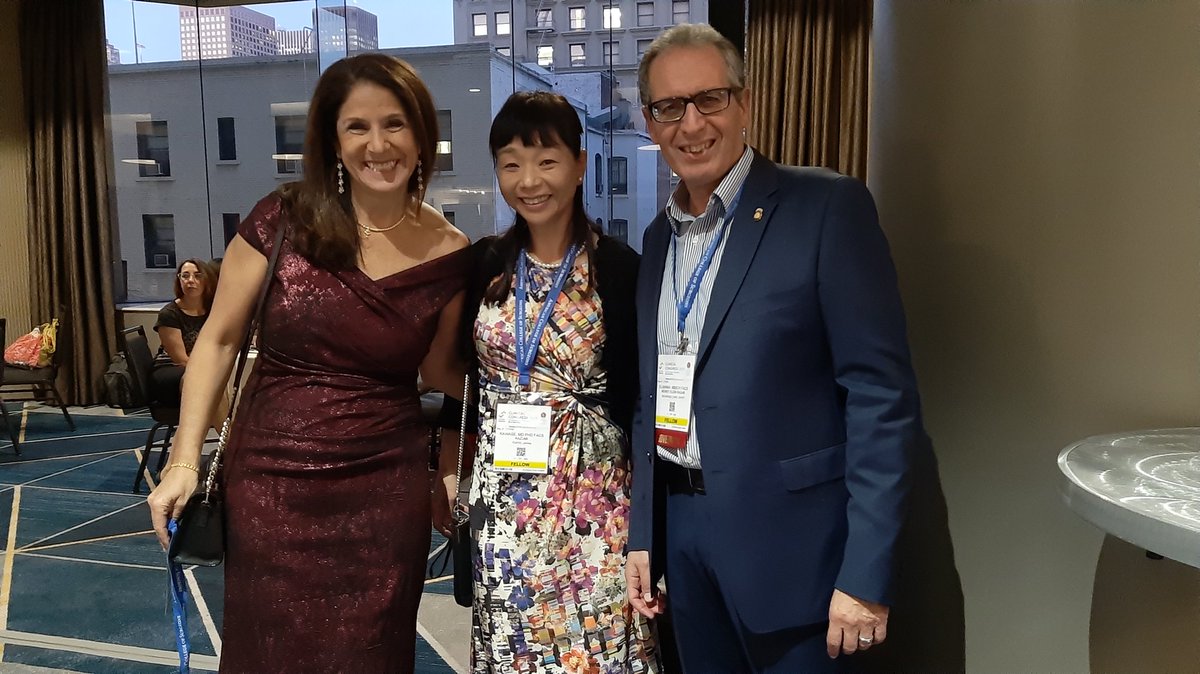 With President of Japanese Women Association and President of American Women Surgeons Society.. Sharon Stein.. at #acscc2019 #ACS2019 #AWS2019