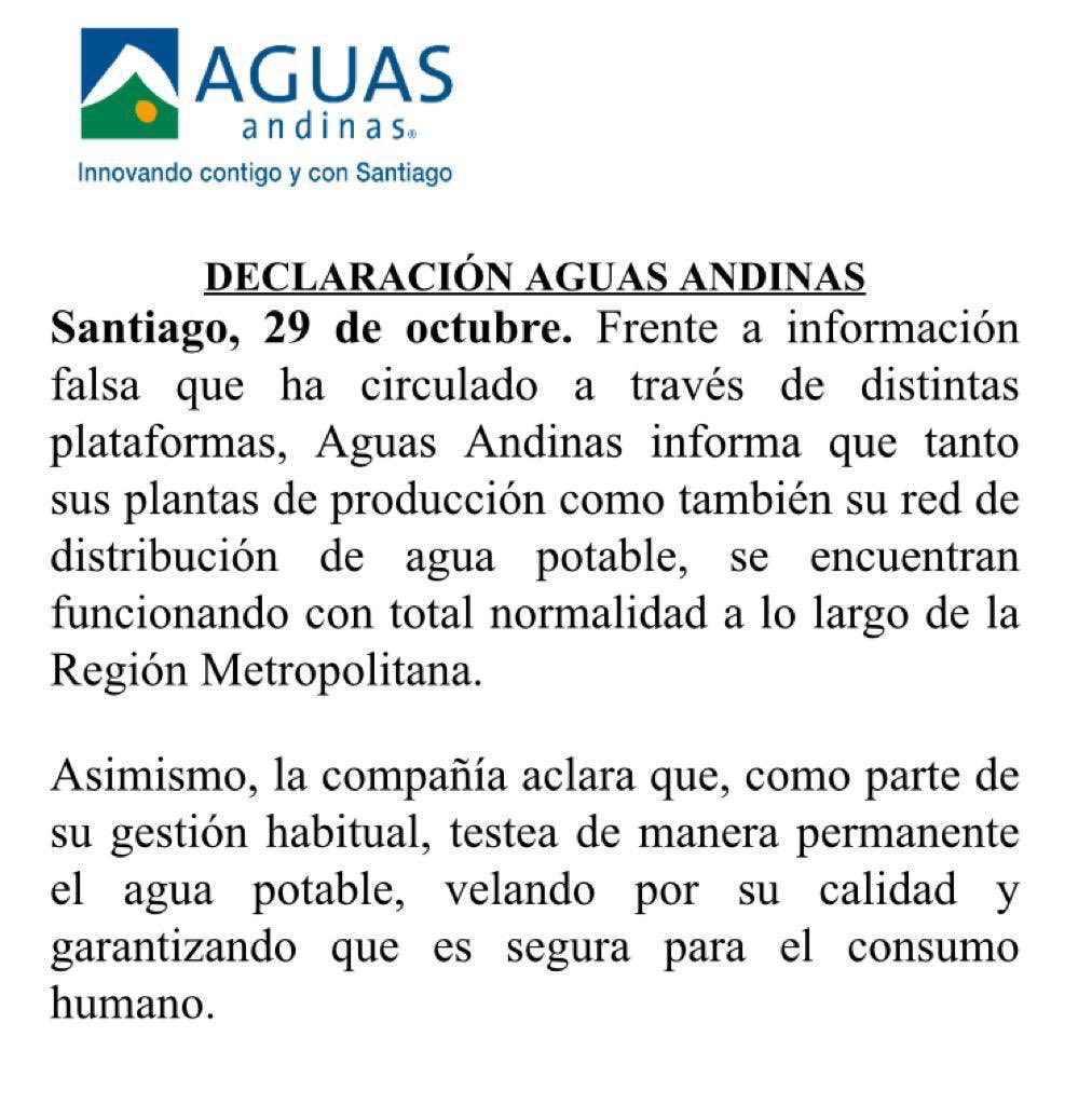 ¡Atención! Ante información falsa que ha circulado por redes sociales, les compartimos el comunicado que hemos emitido aclarando que nuestro servicio está operando normalmente.