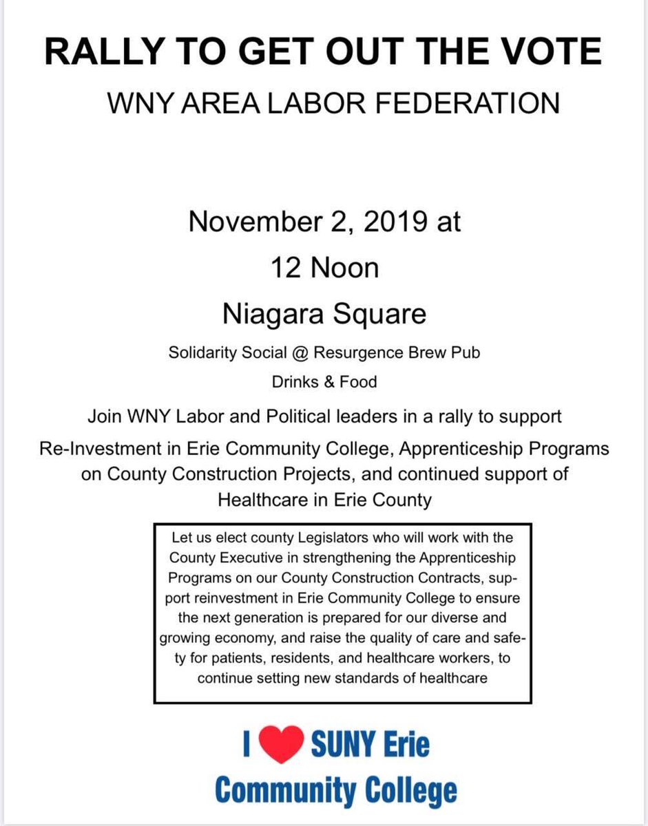 Buffalo CLC AFL-CIO tweet media