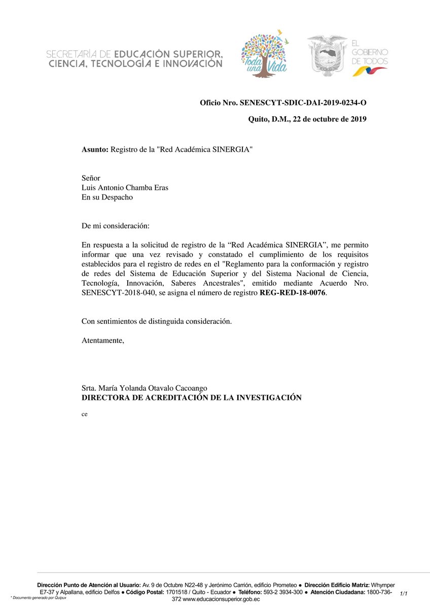 Red Académica SINERGIA UNL tweet media