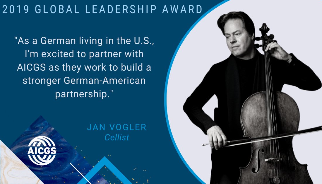 amgerinst's tweet photo. We are honored to have a performance by @jancello at this year’s #AICGSglad as we celebrate 30 years since the fall of the Berlin Wall. https://t.co/JygPd4pDLo