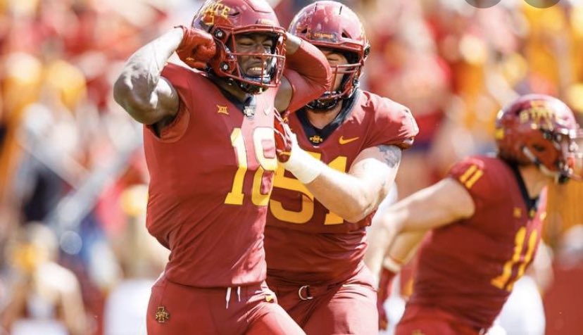 After a great talk today, I’m blessed and thankful to say I have received an offer from Iowa State University. Thank you!! #cyclonenation <a href="/DKMcDonald1/">DK McDonald</a>.  <a href="/Coach_Kratch/">Colby Kratch</a> @ISUMattCampbell <a href="/CycloneFB/">Iowa State Football</a> <a href="/DaculaFB/">Dacula Football</a> <a href="/DaculaRecruits/">Dacula Recruits</a> <a href="/therealkwat/">Kenyatta Watson</a> <a href="/RecruitGeorgia/">Recruit Georgia</a>