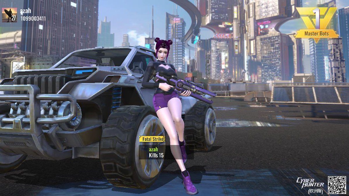 azah__art's tweet photo. Cyber Hunter reporting for duty: Various fashion outfits, exclusive skills, and limitless journeys await you! https://t.co/ichGYl4C8N