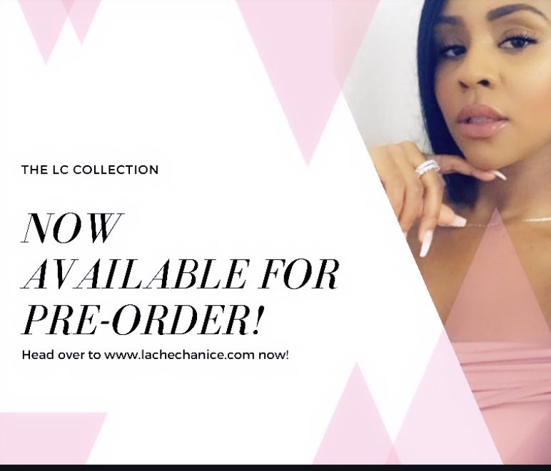 LacheChanice's tweet photo. Just launched my line @thelccollection! Check it out https://t.co/wVuGiV6j7J 💕💕💕💕 https://t.co/t0yHx5mKDD