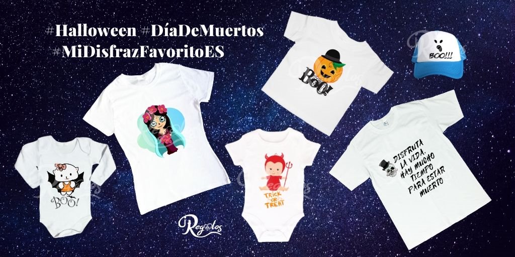 IregalosP's tweet photo. No te quedes sin pedir tu "Calaverita". Ropa estampada para lucir en este #Halloween o #DíaDeMuertos Pide la tuya en https://t.co/AMLrCoLsBV #iRegalos https://t.co/B7ZhgMsG0J