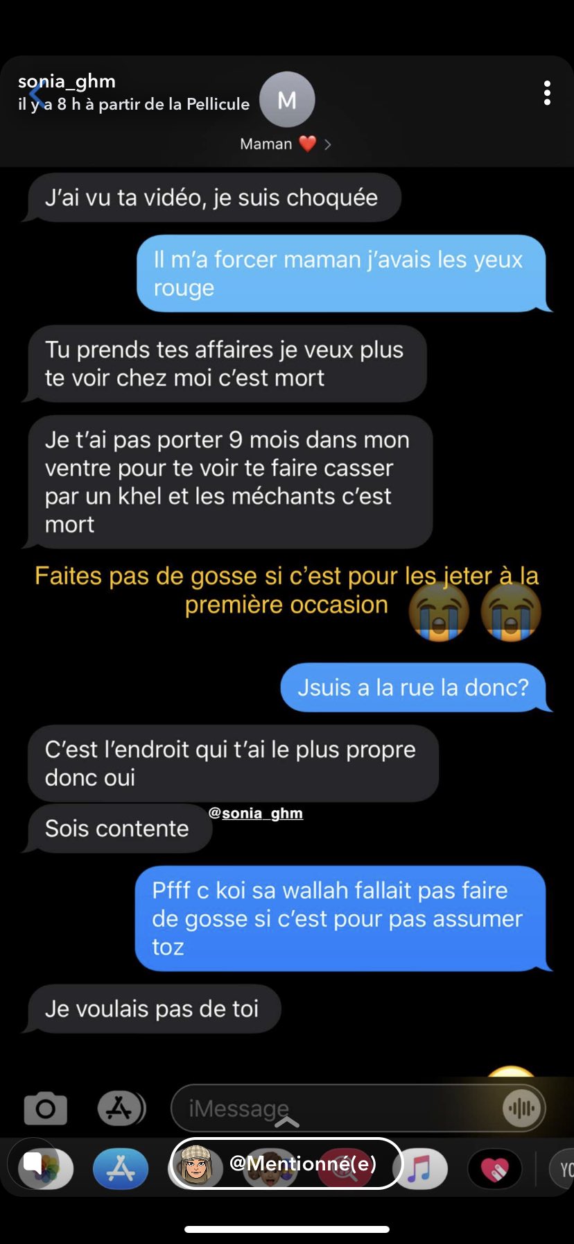 Tokío 👺 on X: La meuf sur la sextape avec heuss lenfoire elle met des  story pas clair jcrois elle sinvente des trucs la  t.coBfGQWM1RQe  X